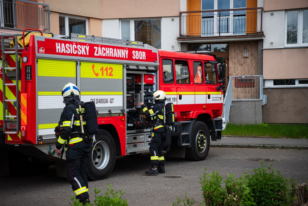 Požární cvičení — fotografie 1 z 13